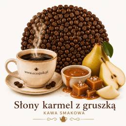 Kawa Arabica - Słony Karmel z Gruszką