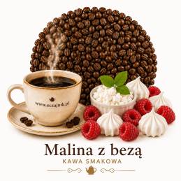 Kawa Arabica Malina z Bezą