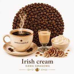 Kawa Irish Cream – smakowa 100% Arabica Brazylia Santos | eczajnik.pl