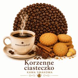 Kawa smakowa Korzenne Ciasteczko 100% Arabica | eczajnik.pl
