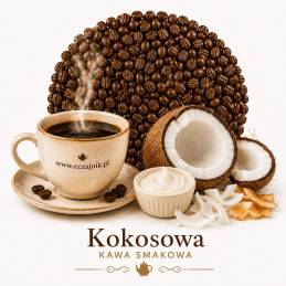 Kawa Kokosowa – smakowa 100% Arabica Brazylia Santos | eczajnik.pl